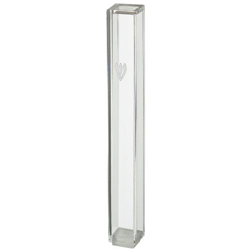 Lucite Acrylic Mezuzah Case Adhesive 6"